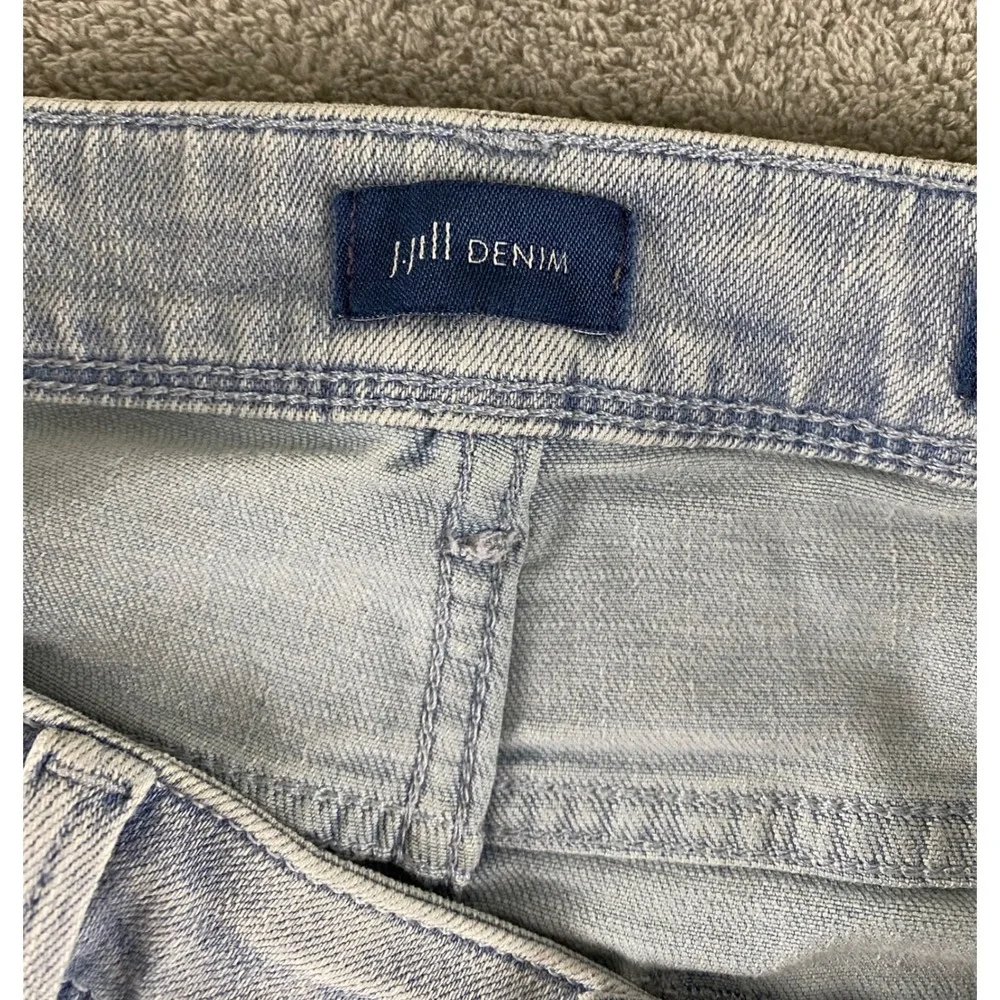 J.Jill Denim Authentic Fit Slim Ankle Jeans Light Wash Womens Size 4 Blue